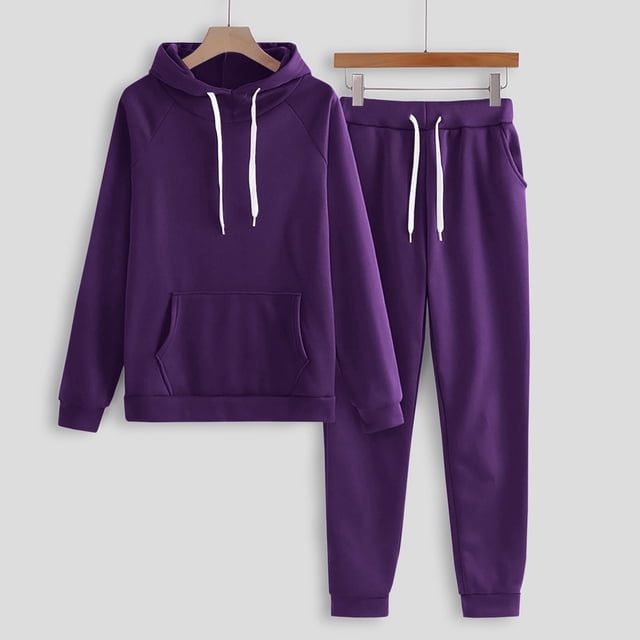 DPTALR Ensemble de Sport pour Femmes avec Sweat à Capuche et Pantalon