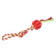 thumbnail image 4 of Dog Puzzle Teething Toy, Durable Healthy Dog Food Dispensing Ball Toy Reduce Boredom Multifunctional Rubber Refillable  For Playing For Cat Red, 4 of 8