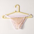 thumbnail image 3 of LSLJS Men's Sexy Solid Color Low Waist Briefs Underpants, Men's Briefs, 3 of 4