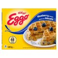 thumbnail image 1 of EGGO Blueberry Flavour Frozen Waffles, 48 Count, 1 of 6