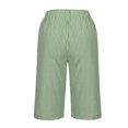 thumbnail image 4 of AherBiu Shorts Droits Taille Haute à Rayures pour Femmes avec Poches, XXXX-Large, 4 of 6