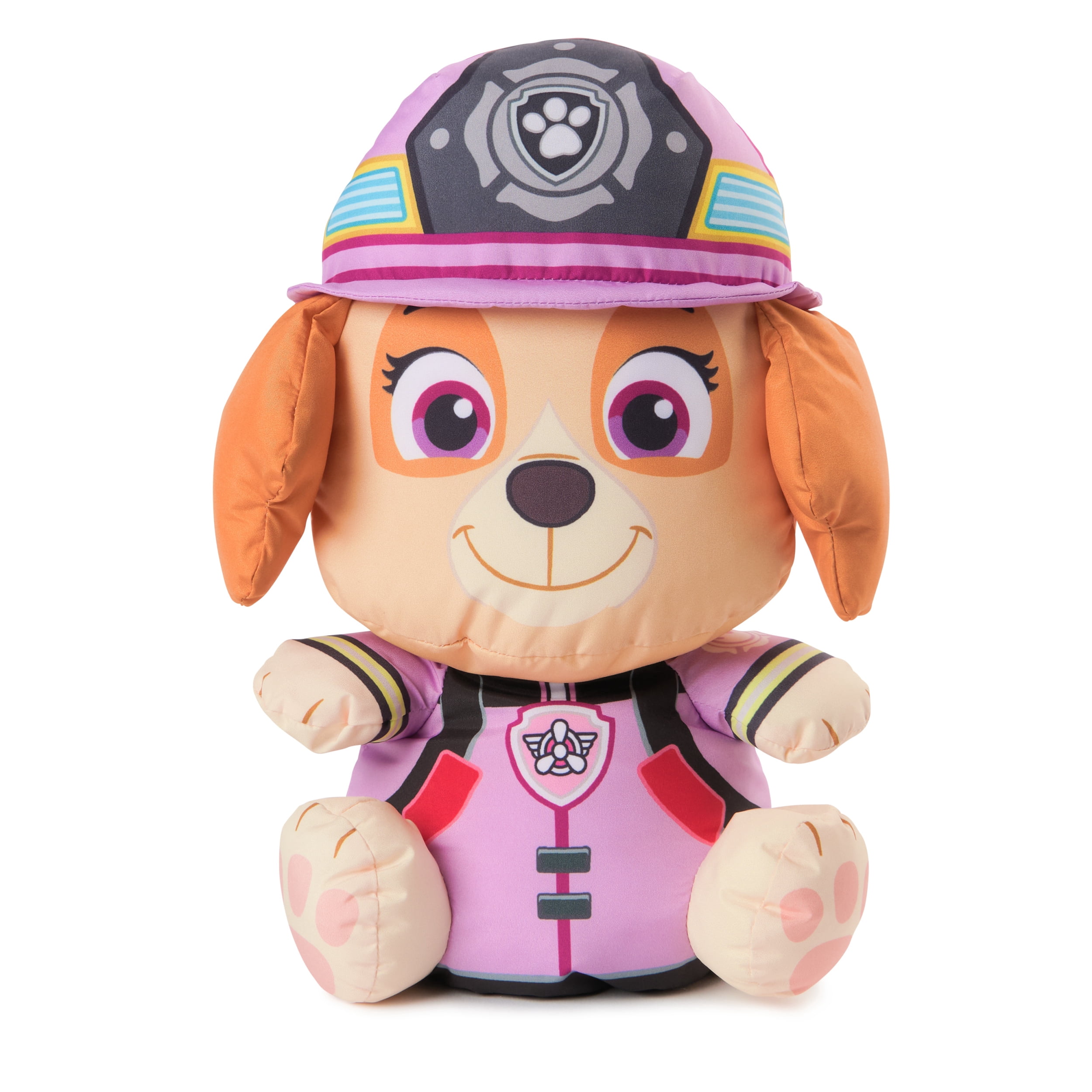 PAW Patrol: Fire Rescue Skye Swisheez Plush Toy, Squishy Stuffed Animal for Kids Ages 3+