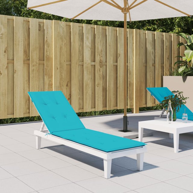 vidaXL Coussin de Chaise Longue Turquoise en Tissu Oxford
