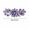 thumbnail image 2 of Elegant Rhinestone Wedding Hair Clip Barrettes Decorative Bridal Headpiece Cz Hair Accessory, 2 of 6
