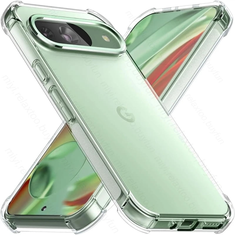 Google Pixel 10 Case Luxury Transparent Airbag Shockproof Case for Pixel 10
