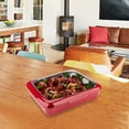 thumbnail image 2 of Large Aluminum Foil Trays with Removable Riser, Reusable Insulated Tinfoil Pans for Picnics, Catering, Party Food Storage, Dishwasher-Safe and Stackable, 2 of 8