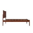 thumbnail image 4 of AFI Metro Full Solid Wood Platform Bed with Charging USB in Walnut, 4 of 7