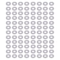 thumbnail image 1 of Flat Washers Set, Rustproof  Washer Standard Sizes  Tensile Strength A2-70 Stainless Steel  For Automobile Repair For Industrial Devices M2,M2.5,M3,M4,M5,M6,M8,M10,M12, 1 of 8