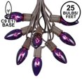 thumbnail image 5 of Novelty Lights 25 Foot C9 Twinkle Purple Outdoor Patio String Lights, 5 of 5