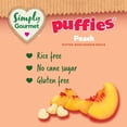 thumbnail image 3 of Simply Gourmet Peach Puffies baby snack, 3 of 7