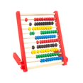 thumbnail image 3 of HILABEE Cadre de Comptage à 10 Rangées Outils Éducatifs Jeu de Maths Classique en Bois Jouet Éducatif Rouge, 3 of 9