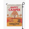 thumbnail image 1 of Printtoo Multicolore Joyeux Campeur Terrain de Camping Drapeaux de Camping pour Campeurs Personnalisés Double Face Drapeau Décor Extérieur Panneau Drapeau de Terrain de Camping, 1 of 4