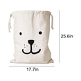 thumbnail image 3 of PRETXORVE Home Décor Canvas Storage Basket Organizers for Kids,, Children, Baskets, 3 of 6