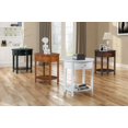 thumbnail image 4 of Convenience Concepts End Table Nightstand Bedside Oval in Wood - Espresso, 4 of 6
