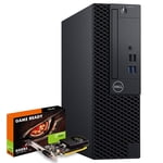 Un jeu de qualité PC - Dell 3060 Ordinateur de bureau PC | Hexa Core i5 Processeur 8GB DDR4 RAM 256 (SSD) | WiFi | Bluetooth 4.0 | GeForce GT1030 2GB DDR5 (HDMI) | Windows 11 Pro