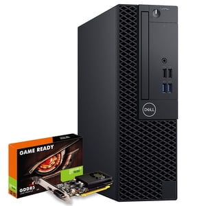 Jeu PC Bureau Dell Optiplex 3060 SFF Ordinateur hexa cœur i5 Processeur jusqu'à 4.1GHz 16GB RAM 1TB SSD | HDMI Bluetooth GeForce GT1030 2GB DDR5 | Gagnez le port de type C 11 Pro -64 - Une note.