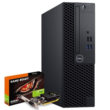 PC de Jeu de Grade A - Ordinateur de Bureau Dell 3060 / Processeur Hexa‐cœur i5 / 8 Go de RAM DDR4 256 (SSD) / Wi‐Fi / Bluetooth 4.0 / GeForce GT1030 2 Go DDR5 (HDMI) / Windows 11 Pro