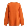 thumbnail image 4 of EGNMCR Chandails à Capuche pour Femmes, Chandails pour Femmes, Chandail d'Halloween Femmes Citrouille Café Chandails Graphiques Mignons Chandails d'Halloween Automne Chandail Col Rond Femmes Blouse, 4 of 6