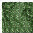 thumbnail image 4 of Soimoi Green Silk Fabric Artistic Bird & Tree Decor Fabric Printed Yard 42 Inch Wide, 4 of 5