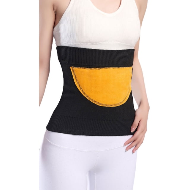 Wweixi Comfortable And Stylish Elastic Waist Back Support For Backaches Moisture Absorption brushed black XL 1 Pc