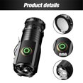 thumbnail image 3 of Mini flashlight super power flash, LED mini cap light, super bright small handheld pen light, mini rechargeable flashlight, suitable for maintenance/night outdoor/gathering/camping/emergency situation, 3 of 11