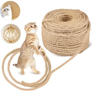 Rope naturelle du sisal 6mm x 15m - Idéal pour les arbres de chat & Décor de la maison