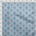 thumbnail image 3 of oneOone Georgette Viscose Fabric Floral Block Printed Craft Fabric BTY 42 Inch Wide, 3 of 4
