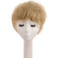 thumbnail image 4 of Short Curly Hair Top Wig Piece Ladies Fluffy Simulation Wig Piece for Middle-Age, 4 of 4