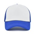 thumbnail image 4 of Mens and Womens Sponge Color Matching Simple Casual Peaked Cap Travel Holiday Sports Baseball Cap, 4 of 4