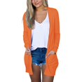 thumbnail image 2 of Cardigan à Manches Longues pour Femmes, Cardigan d'Automne à devant Ouvert avec Poches, Duster Décontracté, Chandail Cardigan Léger, 2 of 7