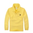 thumbnail image 4 of PMVFHDE T-Shirts Garçons T-Shirts Graphiques Chemise d'École à Manches Longues pour Garçons et Filles Jaune, 9-10 Ans, 4 of 4