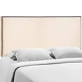 thumbnail image 3 of Modway Region Nailhead Linen Upholstered Headboard, Queen, Ivory, 3 of 8