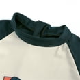 thumbnail image 4 of Hiiyo Toddler Boys Cartoon Short Sleeve Rash Guard UPF 50+ One-Piece Swimsuit with Hat, 4 of 8