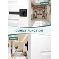 thumbnail image 3 of Poignées de Porte Mate Intérieures Carrées Leviers de Porte Intimité Mate Poignée de Porte Sans Clé Intérieure Levier Droit Moderne pour Chambre et Chambre Réversible pour Côté Droit/gauche, 3 of 8