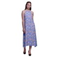 thumbnail image 1 of Bimba Robe de Plage Dos Nu à Fleurs pour Femmes, Col Licou, Soirée d'Été, Très Petit, 1 of 6