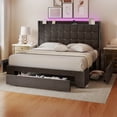 thumbnail image 1 of DEXTRUS up to 1000 lbs Platform Bed, Queen, 1 of 9