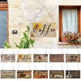 thumbnail image 2 of Front Door Sign Front Door Sign Exquisite Pattern Lanyard Design Smooth Edge Burr Free Not Easily Deformed Coffee Bar Hanging Plaque Door Sign Party Decor Party Supplies, 2 of 6