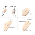 thumbnail image 3 of 8 Paires de Coussinets de Nez en Caoutchouc pour Lunettes de Soleil, 3 of 3