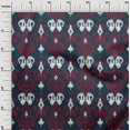 thumbnail image 2 of oneOone Viscose Chiffon Fabric Paisley Ikat Printed Craft Fabric BTY 42 Inch Wide, 2 of 4