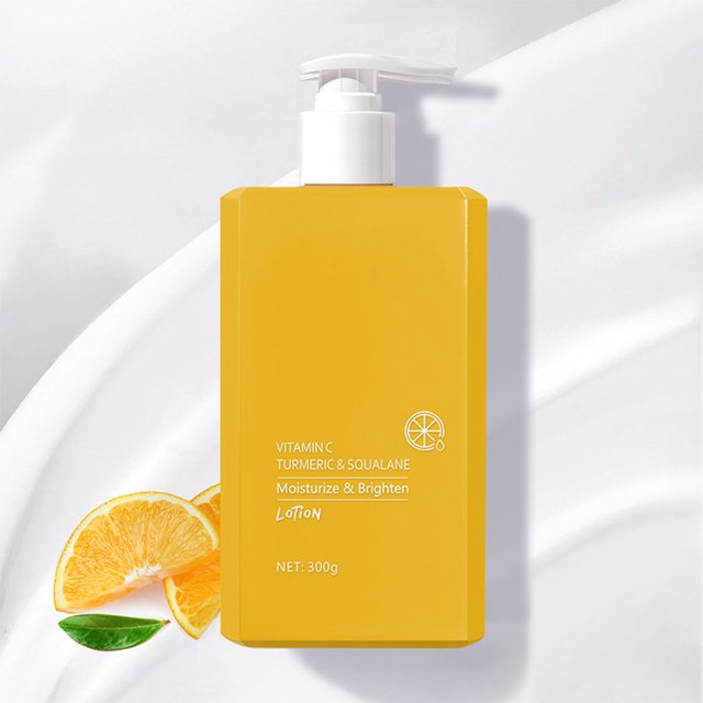 KOEC Turmeric VC Moisturising, Brightening, Hydrating & Refreshing Body Milk 300g Yellow