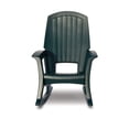 thumbnail image 1 of Semco Plastics Rockaway Fauteuil Berçant d'Extérieur Robuste Toutes Saisons, Vert, 1 of 6
