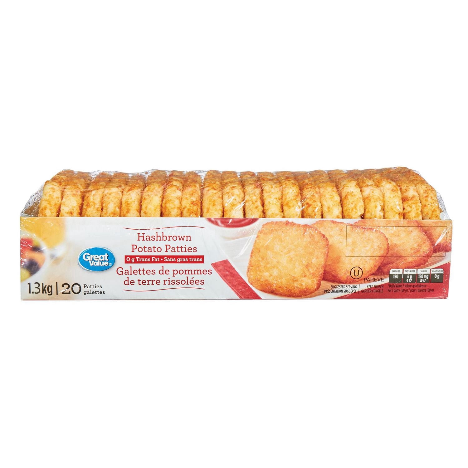 Great Value Hashbrown Potato Patties