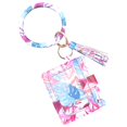 thumbnail image 2 of RKSTN Keychain Grand Bracelet Keychain Porte-Cartes avec Pompon Anneau Porte-Clés avec Portefeuille Keychain, 2 of 2