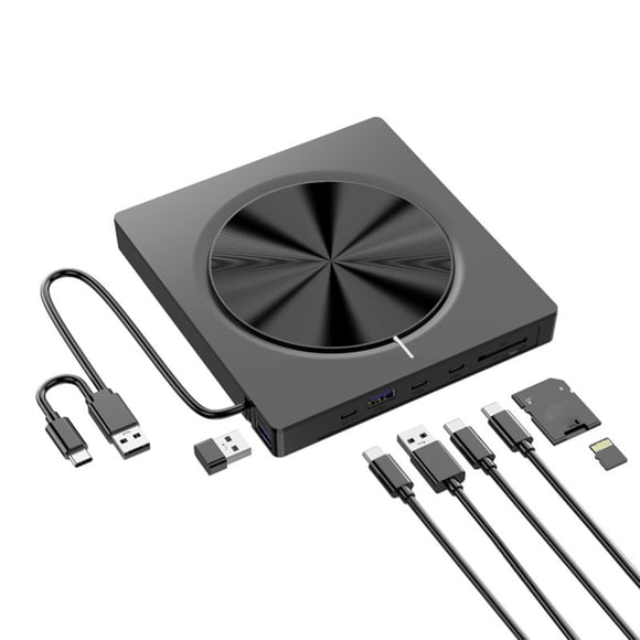 External DVD Drive under $5! Yannianjz 7-in-1 USB 3.0 External DVD Drive, Portable CD DVD Burner for Laptop Desktop, Plug Play Super Slim Optical Drive, Data Transfer Disc Reader