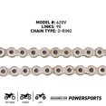 thumbnail image 2 of Niche Sprocket Chain Set for Kawasaki KLX110 13/38 Tooth 420 O-Ring Front Rear MK1013165, 2 of 9