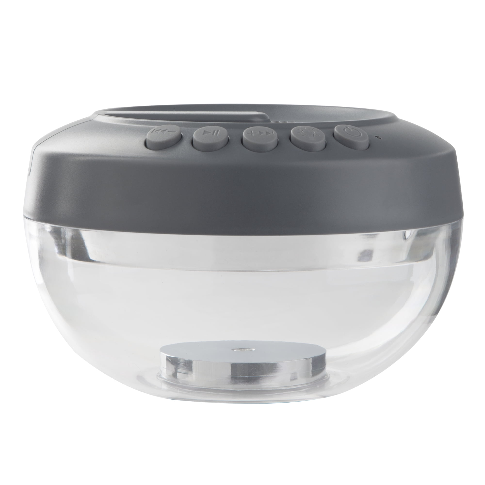 Mainstays Floating Bluetooth Speaker with IPX7 Waterproof, LED Lights