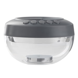Mainstays Floating Bluetooth Speaker with IPX7 Waterproof, LED Lights