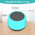 White Noise Machine, Portable White Noise Sleep Aid, 7-Color Night ...