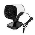 thumbnail image 2 of 24V Car Heater for Trucks Buses RVs with 360-Degree Adjustable Base Defrost Defog Fast Heating 11 in x 10 in x 6 cm, 2 of 9