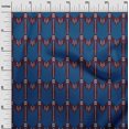 thumbnail image 2 of oneOone Tissu Popeline de Coton Chevron Ikat Décor Tissu Imprimé BTY 56 Pouces de Large, 2 of 4